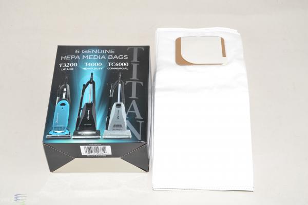 TITAN HEPA 6pk Bags for T3200,T4000,TC6000